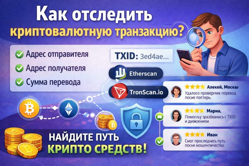 как отследить криптовалютную транзакцию