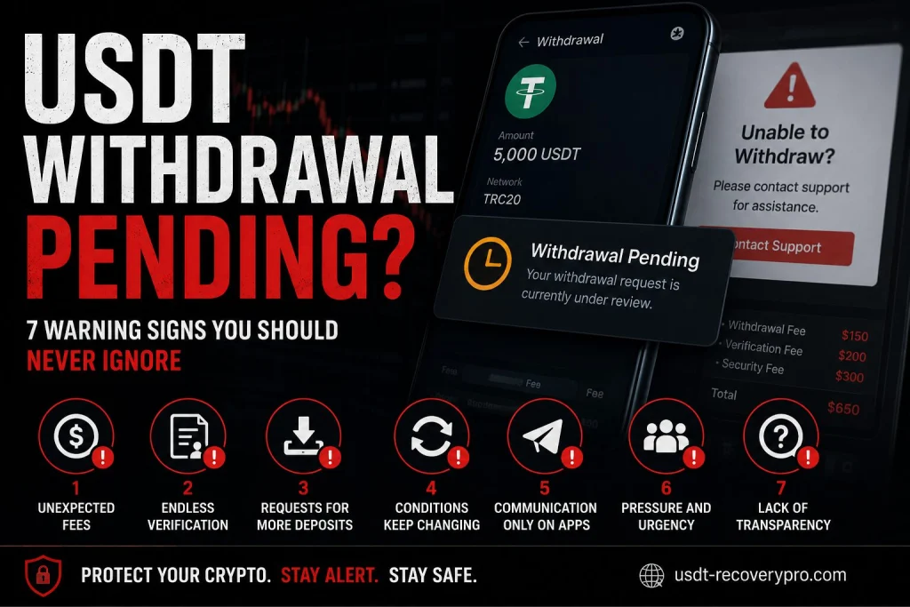 USDT Withdrawal Pending