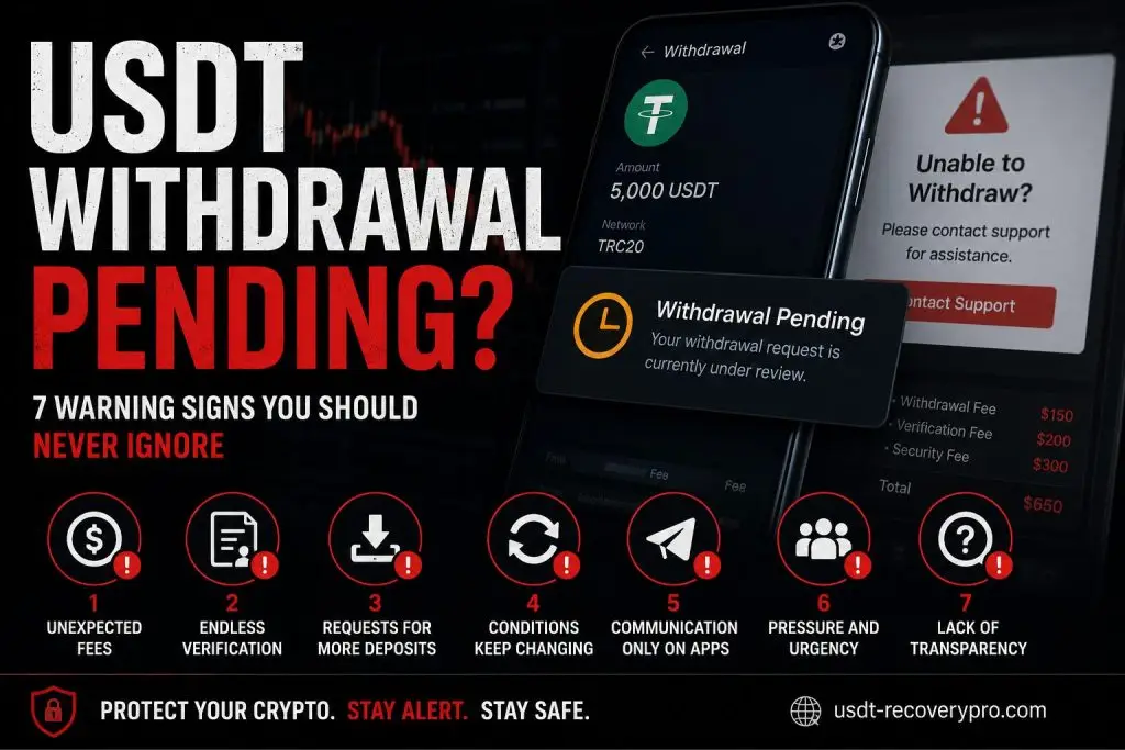USDT Withdrawal Pending